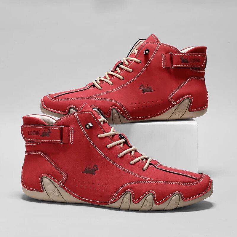 Outdoor Sport Leisure - Scarpe Casual in Pelle da Uomo,