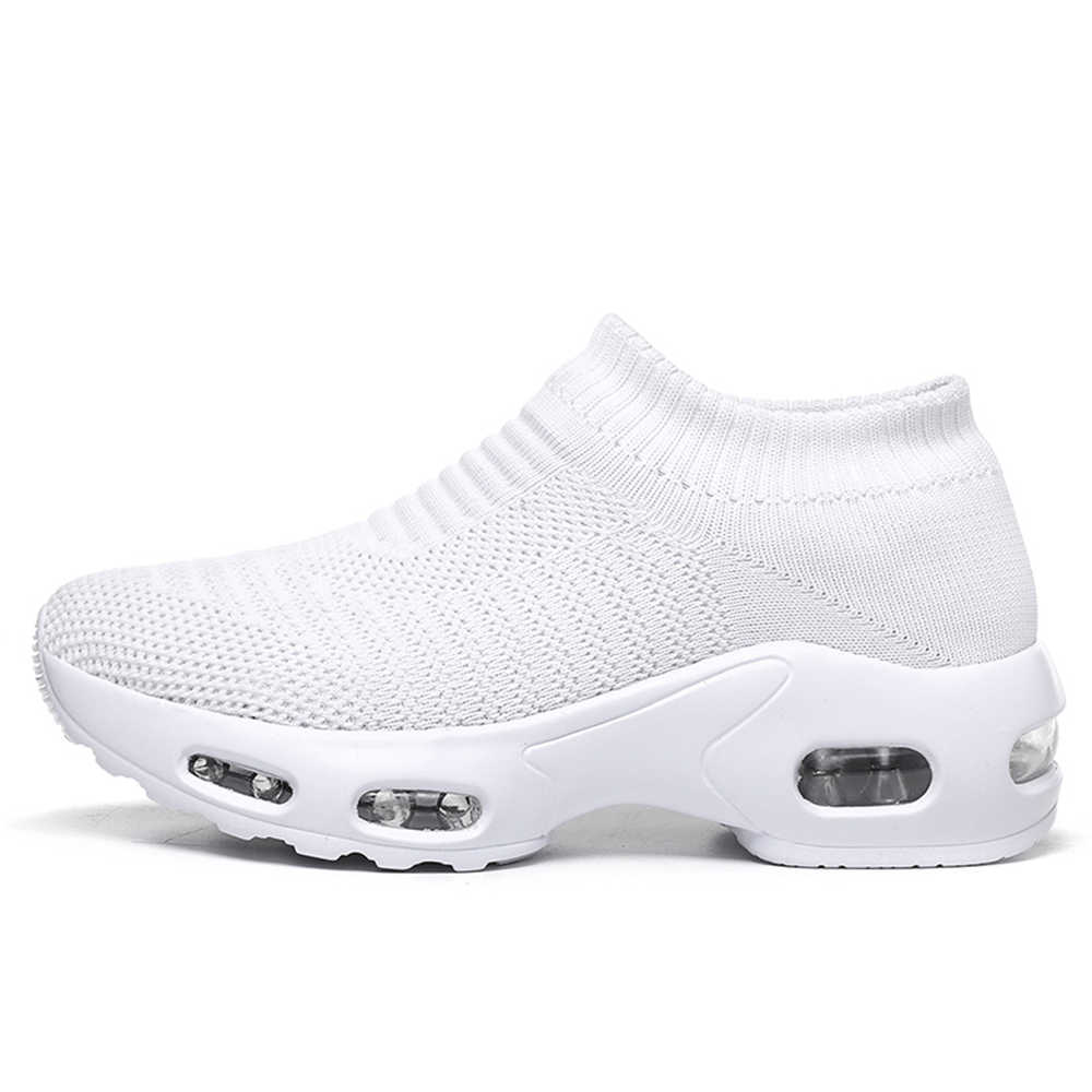 Outdoor Sport Use Class - Sneakers beige da donna con rialzo,