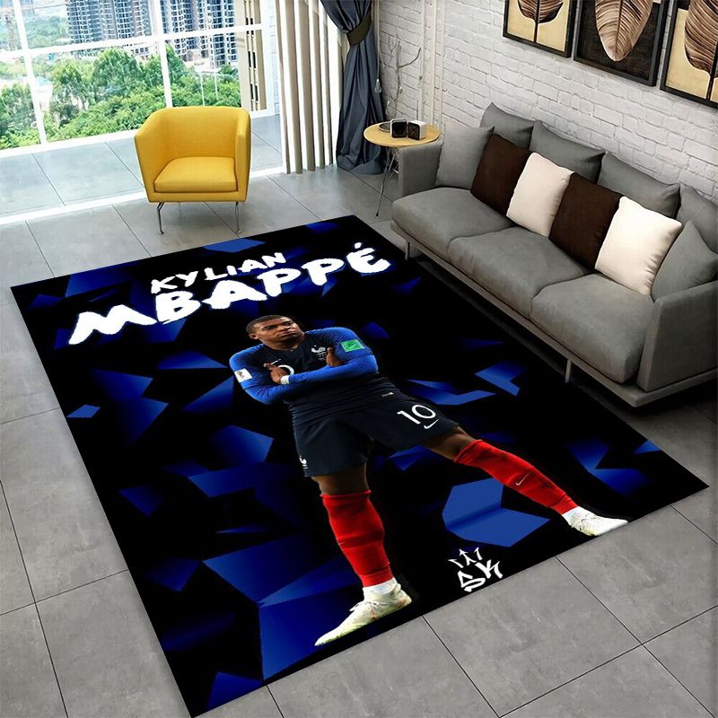 Outdoor Sport Area - Tappeto antiscivolo Football M-Mbappe Sport Star