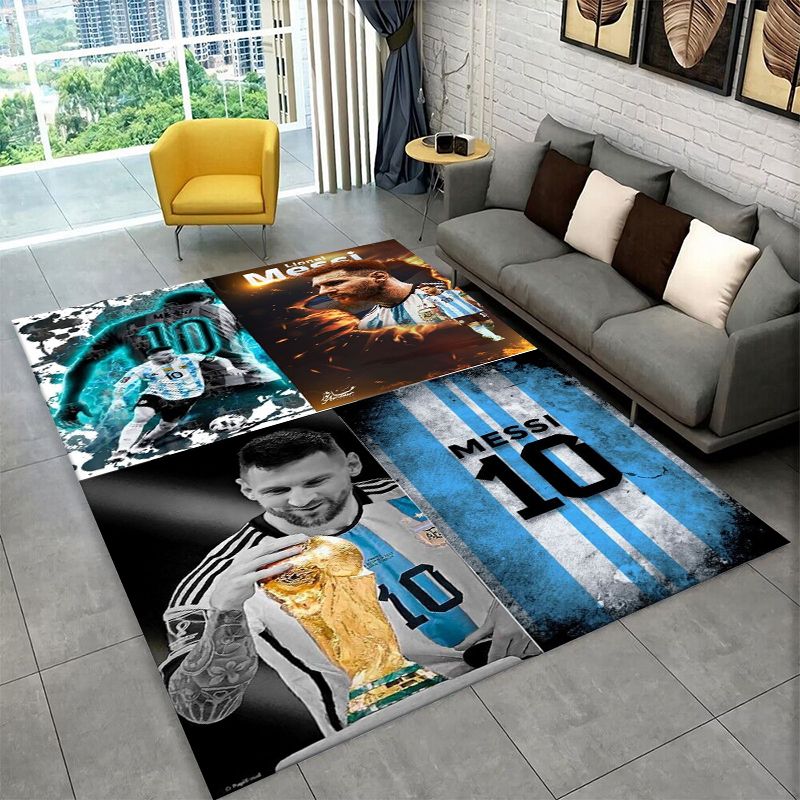 Outdoor Sport Area - Tappeto Antiscivolo Sportivo Football Goat M-Messi