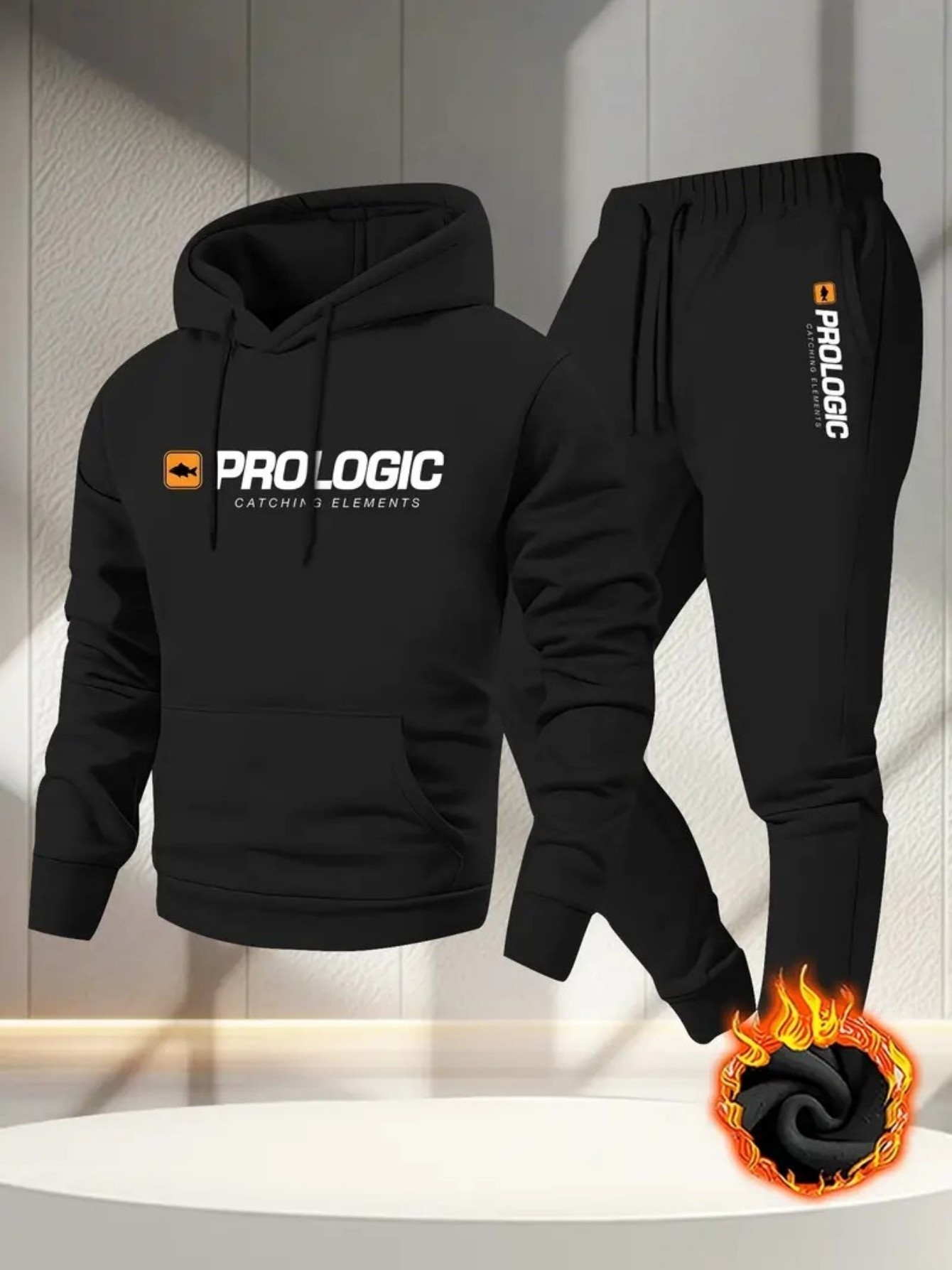 Outdoor Sport Leisure - Completo da Uomo con Felpa Stampata