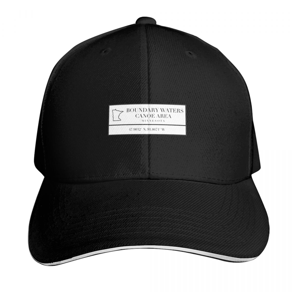 Outdoor Sport Area - Cappellino da baseball con coordinate del